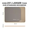 Podkładka pod mysz Fellowes Breyta (nowa) XL piaskowa, piaskowy, monochromatyczna, antypoślizgowa podstawa
