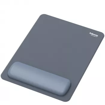 Fellowes Breyta XL Podkładka pod mysz z podpórką pod nadgarstek XL Podkładka pod mysz z podparciem nadgarstka z ochroną antybakteryjną Ergonomiczna podkładka pod mysz Marine