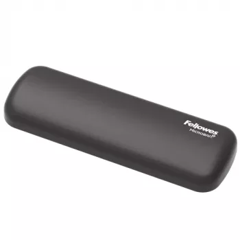 Podkładka pod nadgarstek Fellowes Breyta Palm Rest z ochroną antybakteryjną — ergonomiczne wsparcie nadgarstka, czarna