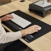 Podkładka pod nadgarstek Fellowes Breyta Palm Rest z ochroną antybakteryjną — ergonomiczne wsparcie nadgarstka, czarna