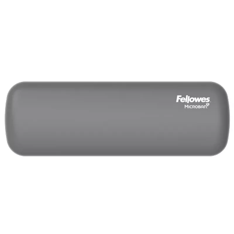 Podkładka pod nadgarstek Fellowes Breyta – antybakteryjna, ergonomiczna podpórka, szara