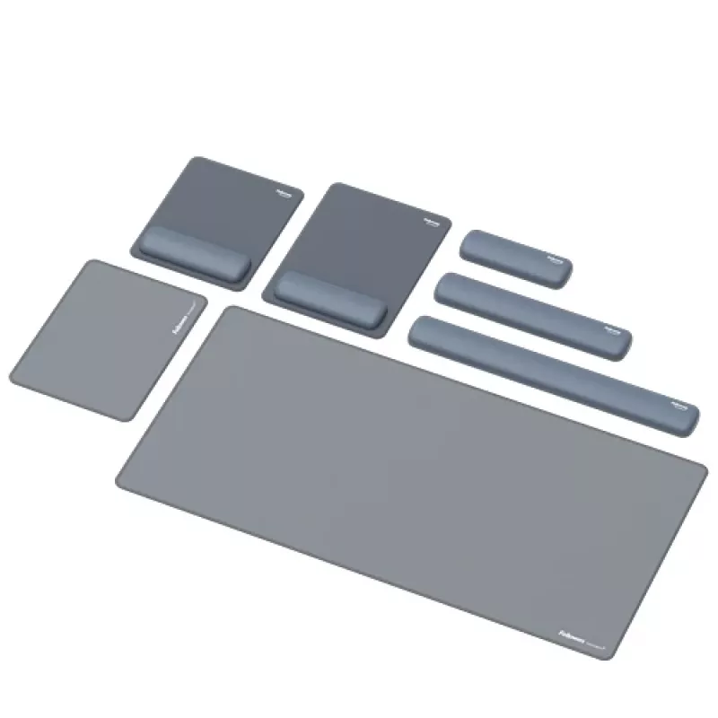 Fellowes Wrist Rest Breyta Palm Rest z ochroną antybakteryjną Ergonomiczna podpórka pod nadgarstek Marine