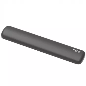 Podkładka pod nadgarstek do klawiatury Fellowes Breyta Compact, wsparcie nadgarstka z ochroną antybakteryjną, ergonomiczne wsparcie nadgarstka, czarna