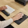 Podkładka pod nadgarstek do klawiatury Fellowes Breyta Compact, wsparcie nadgarstka z ochroną antybakteryjną, ergonomiczne wsparcie nadgarstka, czarna