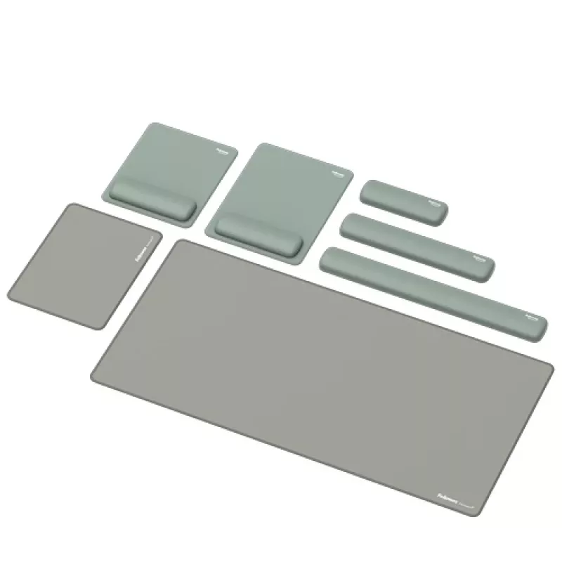 Fellowes Podpórka pod nadgarstki do klawiatury Breyta Ergonomiczna podpórka z ochroną antybakteryjną Szałwia