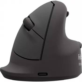 Fellowes Vertikali Belaidė Pelė Breyta Plus+ Ergonominė Dešiniarankė Vertikali Pelė su Antibakterine Apsauga, Didelė