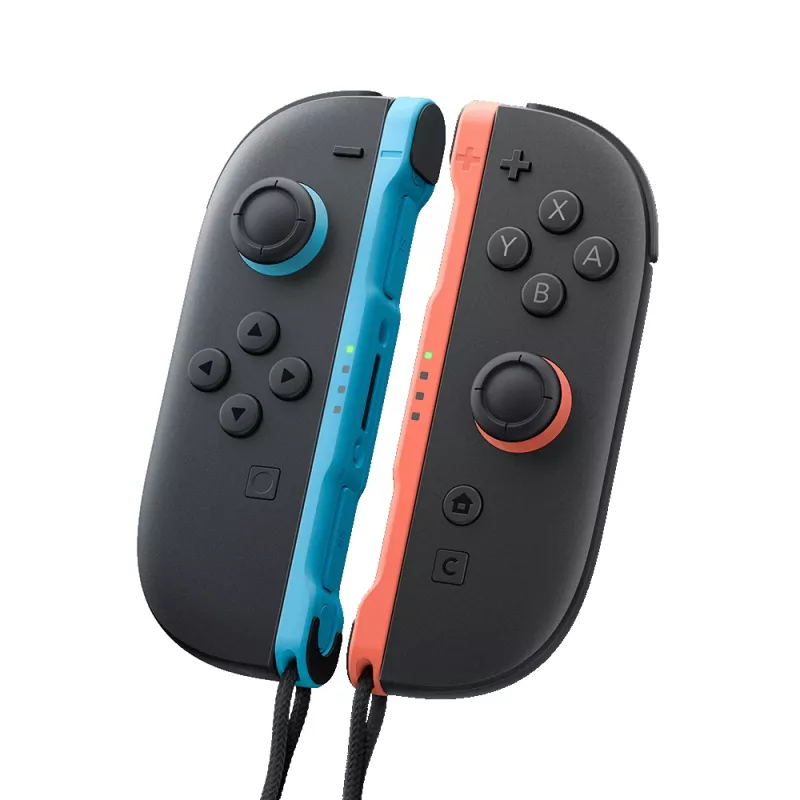 Nintendo Joy-Con 2 (L)/(R) Light niebieski/Light czerwony, Joystick, Nintendo Switch 2, Capture button, D-pad, Home button, Analogowe / Cyfrowe, Bezprzewodowy, Bluetooth
