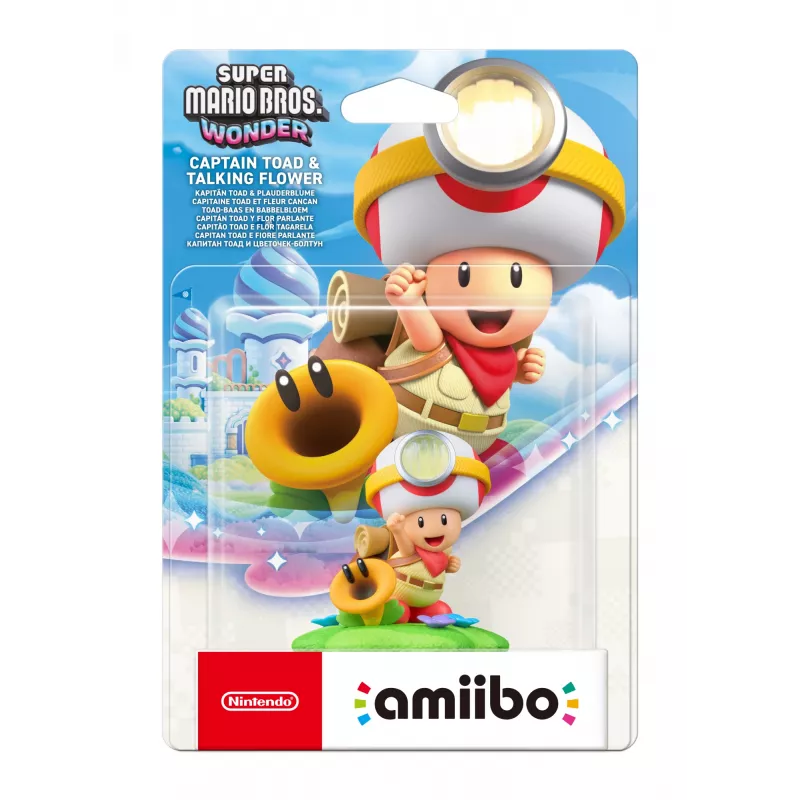 Nintendo Amibo Kapitan Toad i Rozmawiający Kwiatek interaktywna figurka do gry