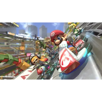 Nintendo Mario Kart 8 Deluxe Standard niemiecki, angielski, francuski, włoski, japoński, niderlandzki, portugalski, rosyjski Nintendo Switch