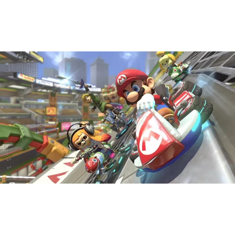 Nintendo Mario Kart 8 Deluxe Standard niemiecki, angielski, francuski, włoski, japoński, niderlandzki, portugalski, rosyjski Nintendo Switch