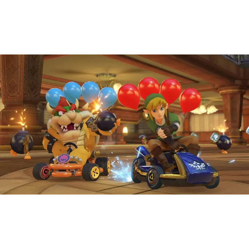 Nintendo Mario Kart 8 Deluxe Standard niemiecki, angielski, francuski, włoski, japoński, niderlandzki, portugalski, rosyjski Nintendo Switch