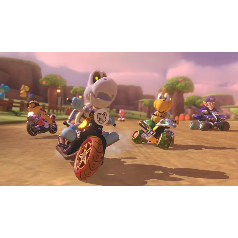 Nintendo Mario Kart 8 Deluxe Standard niemiecki, angielski, francuski, włoski, japoński, niderlandzki, portugalski, rosyjski Nintendo Switch