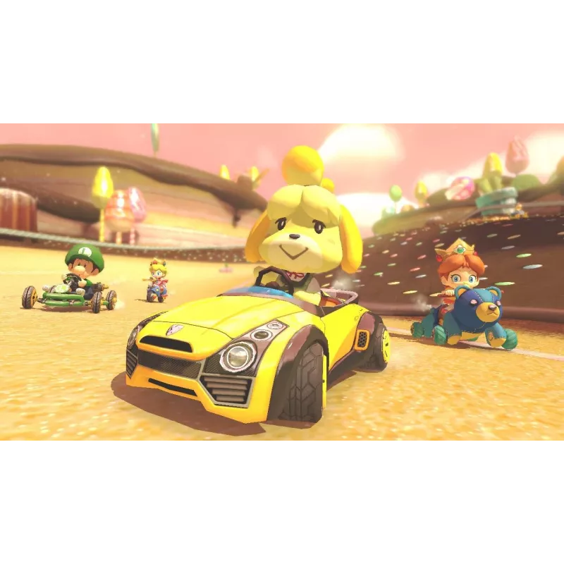 Nintendo Mario Kart 8 Deluxe Standard niemiecki, angielski, francuski, włoski, japoński, niderlandzki, portugalski, rosyjski Nintendo Switch