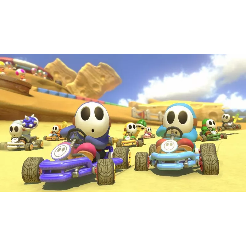Nintendo Mario Kart 8 Deluxe Standard niemiecki, angielski, francuski, włoski, japoński, niderlandzki, portugalski, rosyjski Nintendo Switch