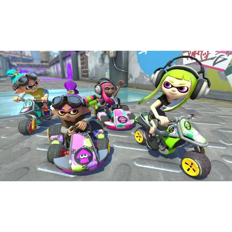 Nintendo Mario Kart 8 Deluxe Standard niemiecki, angielski, francuski, włoski, japoński, niderlandzki, portugalski, rosyjski Nintendo Switch