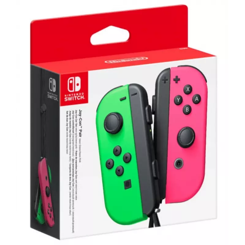 Nintendo Joy-Con Czarny, Zielony, Różowy Bluetooth Gamepad Analogowy / Cyfrowy Nintendo Switch