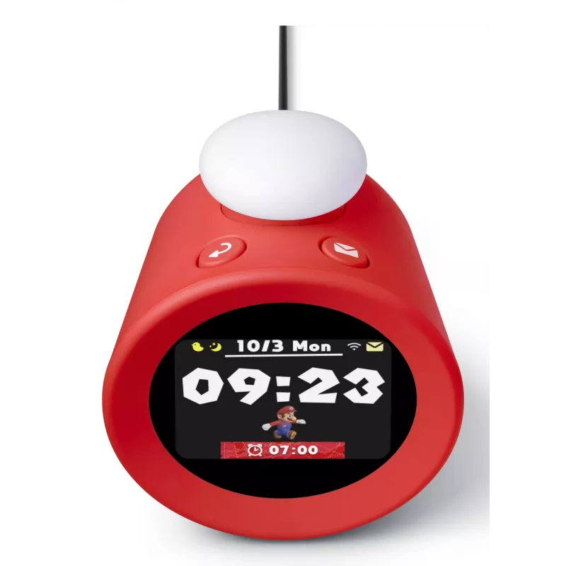 Nintendo 10013963 budzik Cyfrowy budzik Czerwony