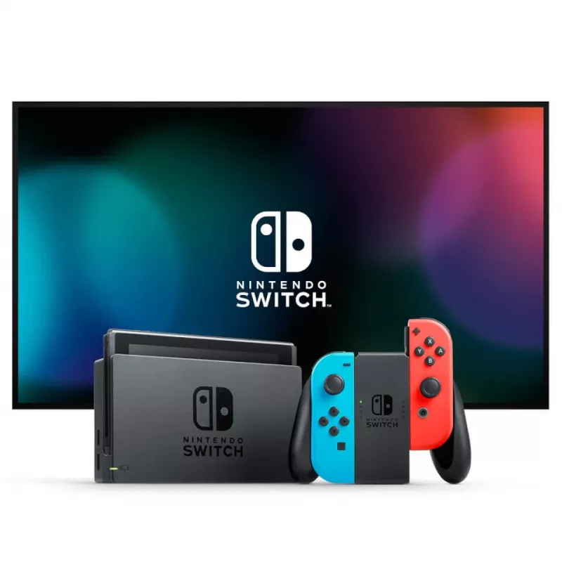 Nintendo Switch + Mario Kart 8 Deluxe przenośna konsola do gier 15,8 cm (6,2 cala) 32 GB Ekran dotykowy Wi-Fi Czarny, Niebieski, Czerwony