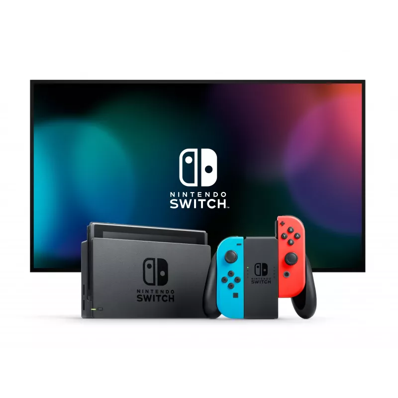 Nintendo Switch przenośna konsola do gier 15,8 cm (6,2 cala) 32 GB ekran dotykowy Wi-Fi niebieski, szary, czerwony