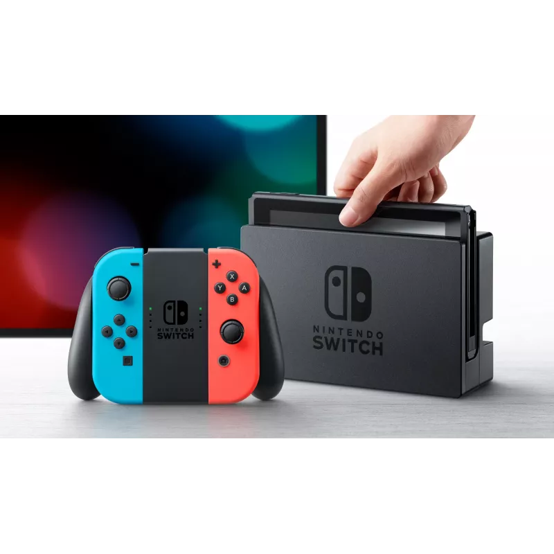 Nintendo Switch przenośna konsola do gier 15,8 cm (6,2 cala) 32 GB ekran dotykowy Wi-Fi niebieski, szary, czerwony