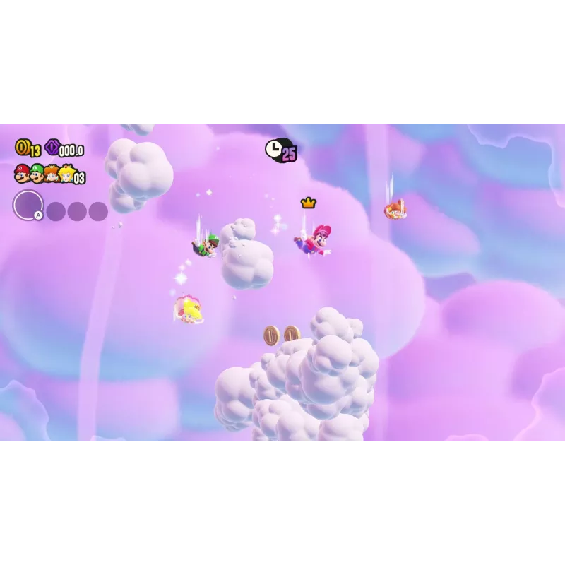 Nintendo Super Mario Bros. Wonder Standard niemiecki, niderlandzki, angielski, hiszpański, francuski, włoski, japoński, koreański, portugalski, rosyjski Nintendo Switch