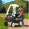 Little Tikes Tikes Patrol Policyjny Samochód, 1.5 roku(lat), 4 koła, Plastik, Czarny, Biały, Wymaga baterii