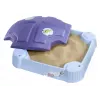 Little Tikes Bluey Beach Day Piaskownica, Kwadratowa, Plastikowa, Niebieska, Piaskownica
