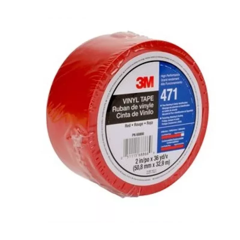 3M 471 32.91 m Taśma winylowa czerwona
