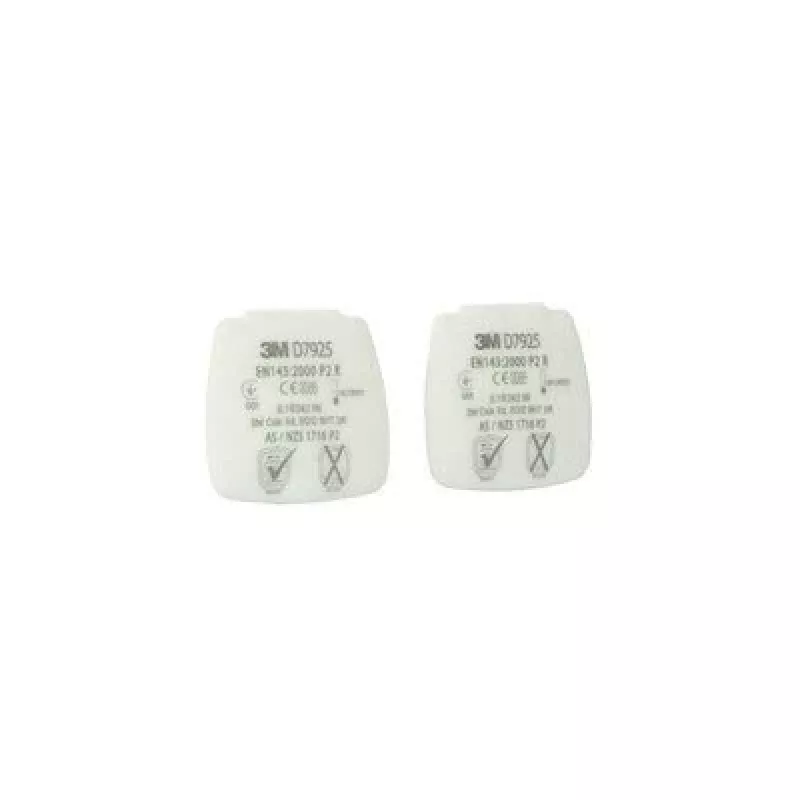 3M D7925 akcesorium do respiratora Filtr cząsteczkowy 4 szt.