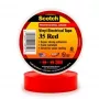 Taśma winylowa izolacyjna 3M 35-RED-3/4, blister, UL, CSA, RoHS 2011/65/EU, 20,1 m, 0,1778 mm