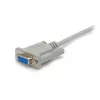 StarTech.com 10 ft Cross Wired DB9 to DB25 Szeregowy kabel null modem - F/M