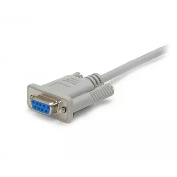 StarTech.com 10 ft Cross Wired DB9 to DB25 Szeregowy kabel null modem - F/M