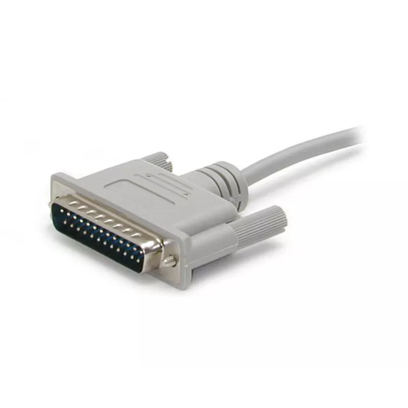 StarTech.com 10 ft Cross Wired DB9 to DB25 Szeregowy kabel null modem - F/M