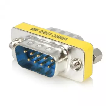 StarTech.com Slimline Serial DB9 Zmieniacz płci - M/M, DB-9, DB-9, Srebrny