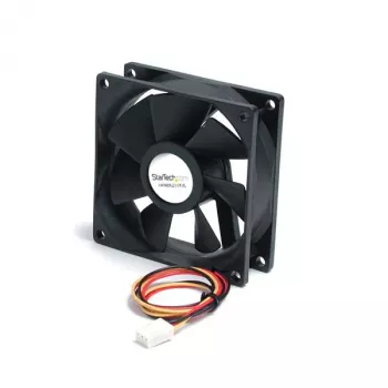 StarTech.com 80x25mm Cichy wentylator obudowy komputera z łożyskami kulkowymi i złączem TX3