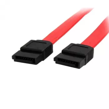 StarTech.com 18in SATA Serial ATA kabel, 0,457 m, SATA III, SATA 7-pin, SATA 7-pin, Czerwony, Prosty