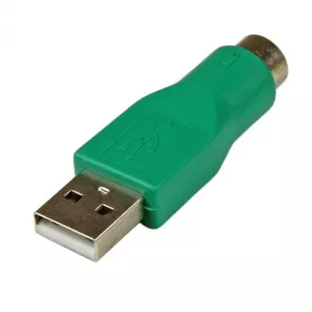 StarTech.com Zastępczy adapter myszy PS/2 na USB - M/Ż, PS/2, USB, zielony