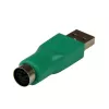 StarTech.com Zastępczy adapter myszy PS/2 na USB - M/Ż, PS/2, USB, zielony
