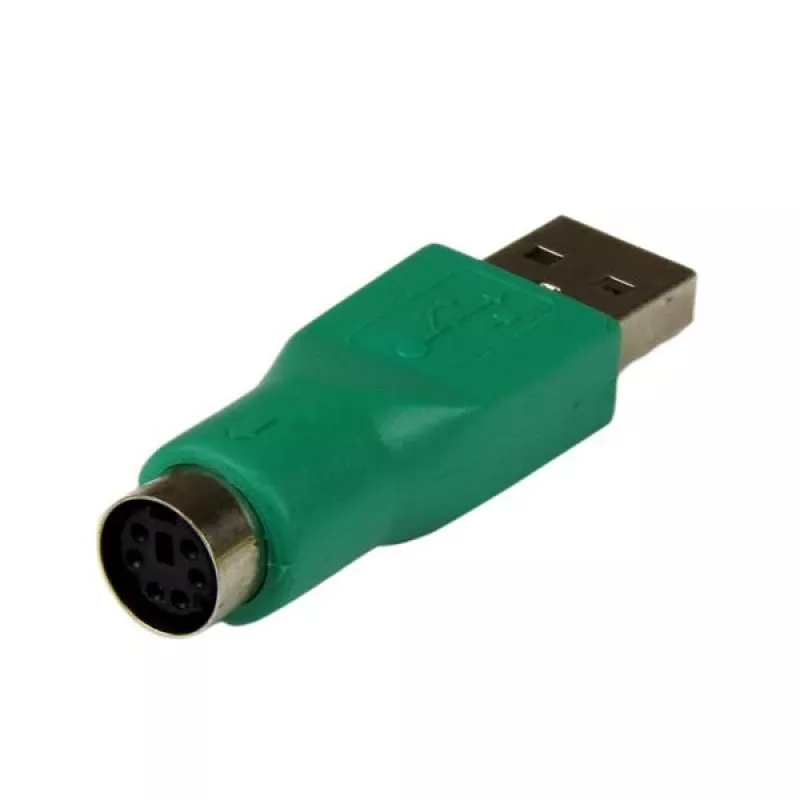 StarTech.com Zastępczy adapter myszy PS/2 na USB - M/Ż, PS/2, USB, zielony