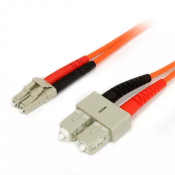 StarTech.com 1m kabel światłowodowy – wielomodowy duplex 62,5/125 LSZH zwora światłowodowa – LC/SC