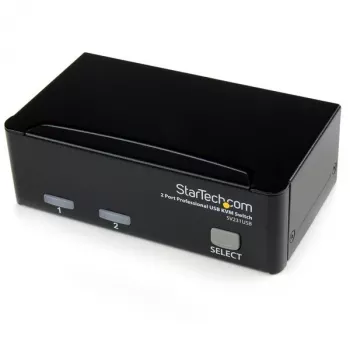 StarTech.com 2-portowy profesjonalny zestaw przełącznika KVM USB z kablami