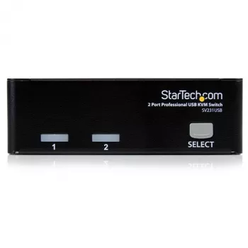 StarTech.com 2-portowy profesjonalny zestaw przełącznika KVM USB z kablami