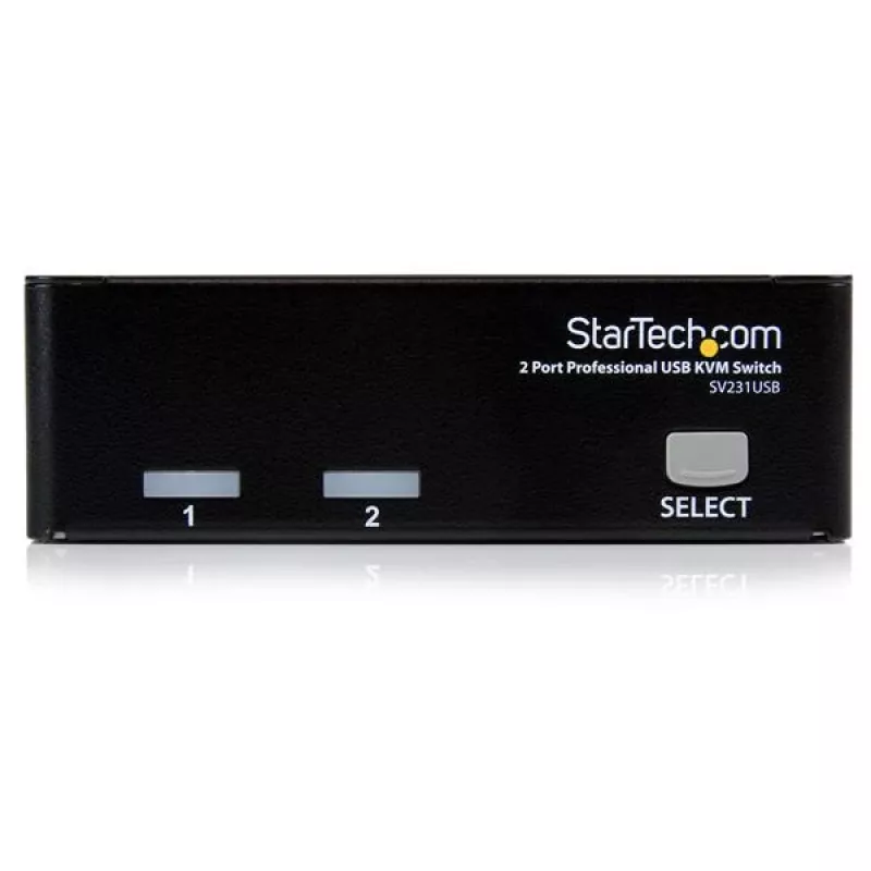 StarTech.com 2-portowy profesjonalny zestaw przełącznika KVM USB z kablami