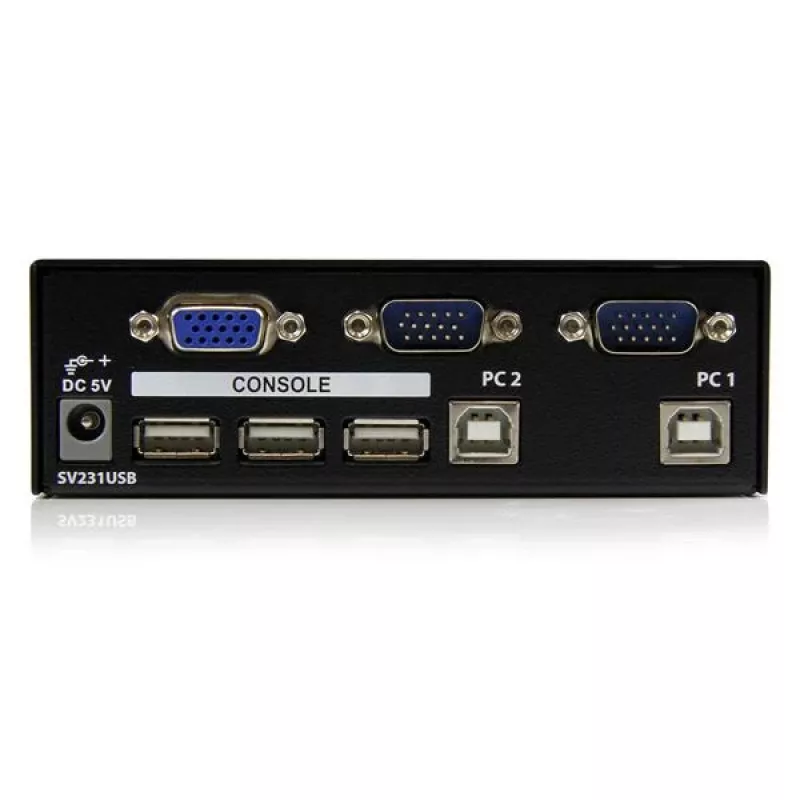 StarTech.com 2-portowy profesjonalny zestaw przełącznika KVM USB z kablami