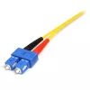 StarTech.com 1m kabel światłowodowy - patchcord jednomodowy duplex 9/125 LSZH - LC/SC