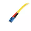 StarTech.com 1m kabel światłowodowy - patchcord jednomodowy duplex 9/125 LSZH - LC/SC