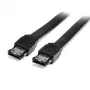 StarTech.com Ekranowany zewnętrzny kabel eSATA 3 stopy M/M, 0,9 m, eSATA, eSATA, eSATA, Męski/Męski, Czarny