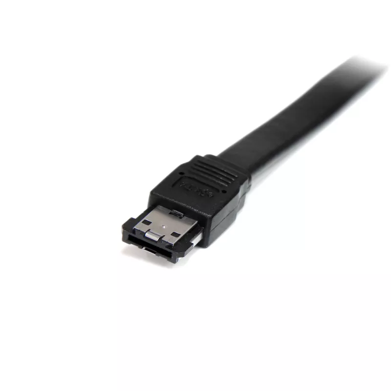 StarTech.com 6 ft Shielded External eSATA kabel M/M, 1.8 m, eSATA, eSATA, eSATA, Male/Male, Czarny