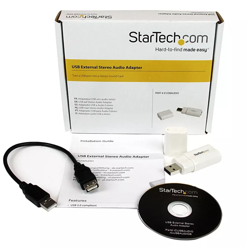 StarTech.com Adapter USB na stereofoniczny dźwięk