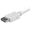 StarTech.com Kabel USB-C do DisplayPort 1.2 1 m 4K 60 Hz – adapter USB-C do DisplayPort HBR2 – kabel wideo USB Type-C DP Alt Mode do monitora DP – współpracuje z Thunderbolt 3 – biały